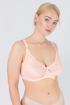 Бюстгальтер HuaJiaoLang из 85% ПА, 15% эластан без пуш-апа и с чашкой F артикул: TR3571F оптом