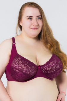 Бюстгальтер HuaJiaoLang из 85% ПА, 15% эластан без пуш-апа и с чашкой G артикул: TR3579G оптом