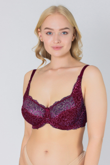 Бюстгальтер Safena из 82% нейлон, 18% спандекс без пуш-апа и с чашкой E артикул: SF17001E оптом