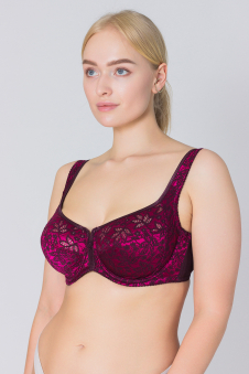 Бюстгальтер Lanny Mode из 82% нейлон, 18% эластан без пуш-апа и с чашкой G артикул: LM11558G оптом