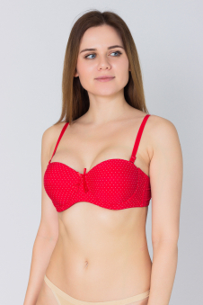 Бюстгальтер Love Anna из 80% ПА, 10% эластан, 10% х/б пуш-ап и с чашкой B артикул: LA8545B оптом