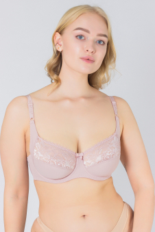 Бюстгальтер Anfen из 69% нейлон, 18% х/б, 13% сп-с без пуш-апа и с чашкой D артикул: AN4427D оптом