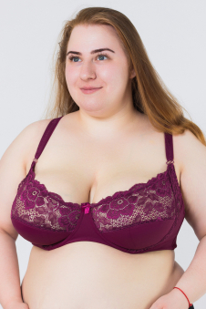 Бюстгальтер Tingernijia из 85% ПА, 15% эластан без пуш-апа и с чашкой G артикул: TR9871G оптом