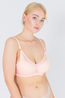 Бюстгальтер HuaJiaoLang из 85% ПА, 15% эластан без пуш-апа и с чашкой D артикул: TR3542D оптом